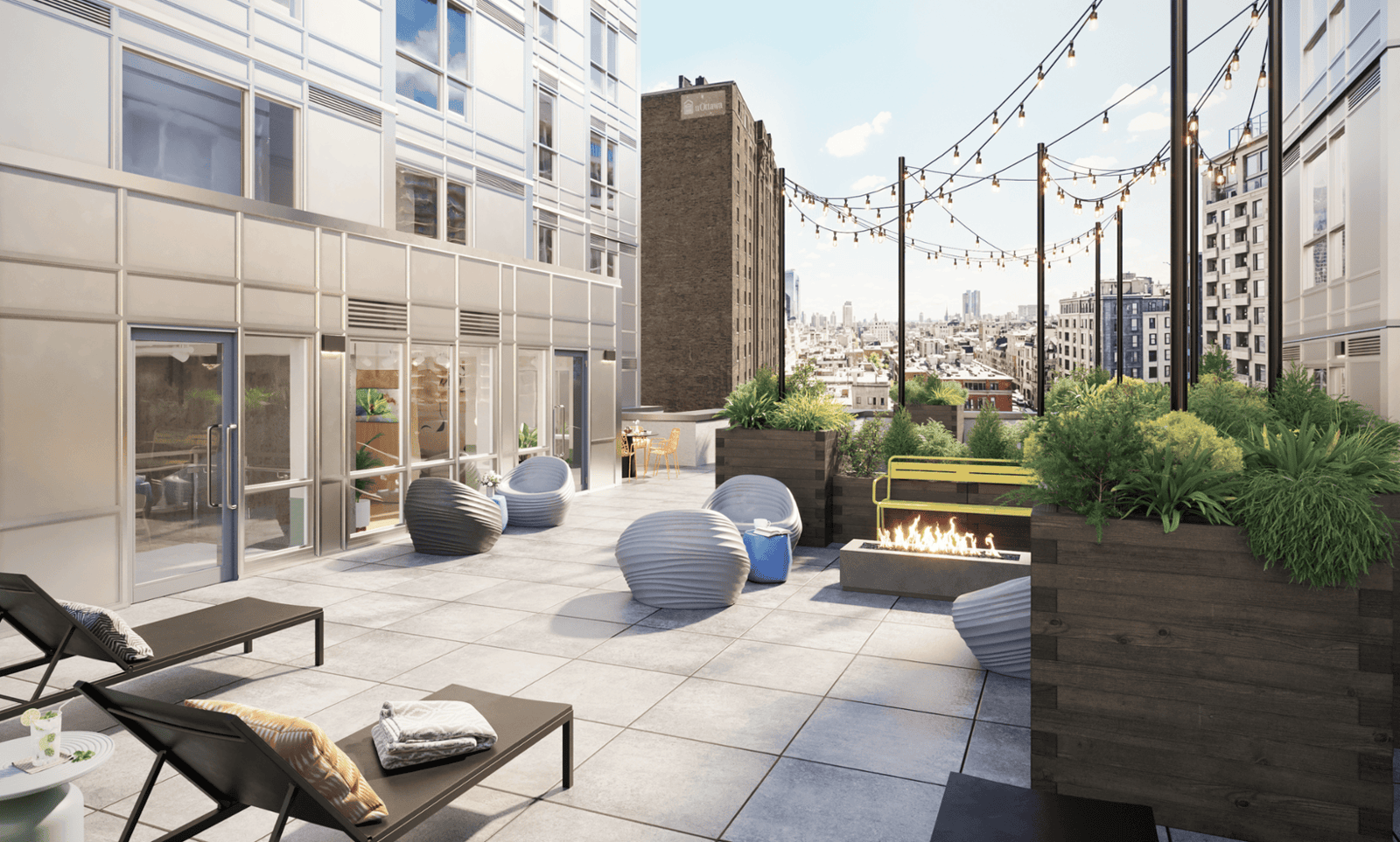 fully furnished studio, studio + den